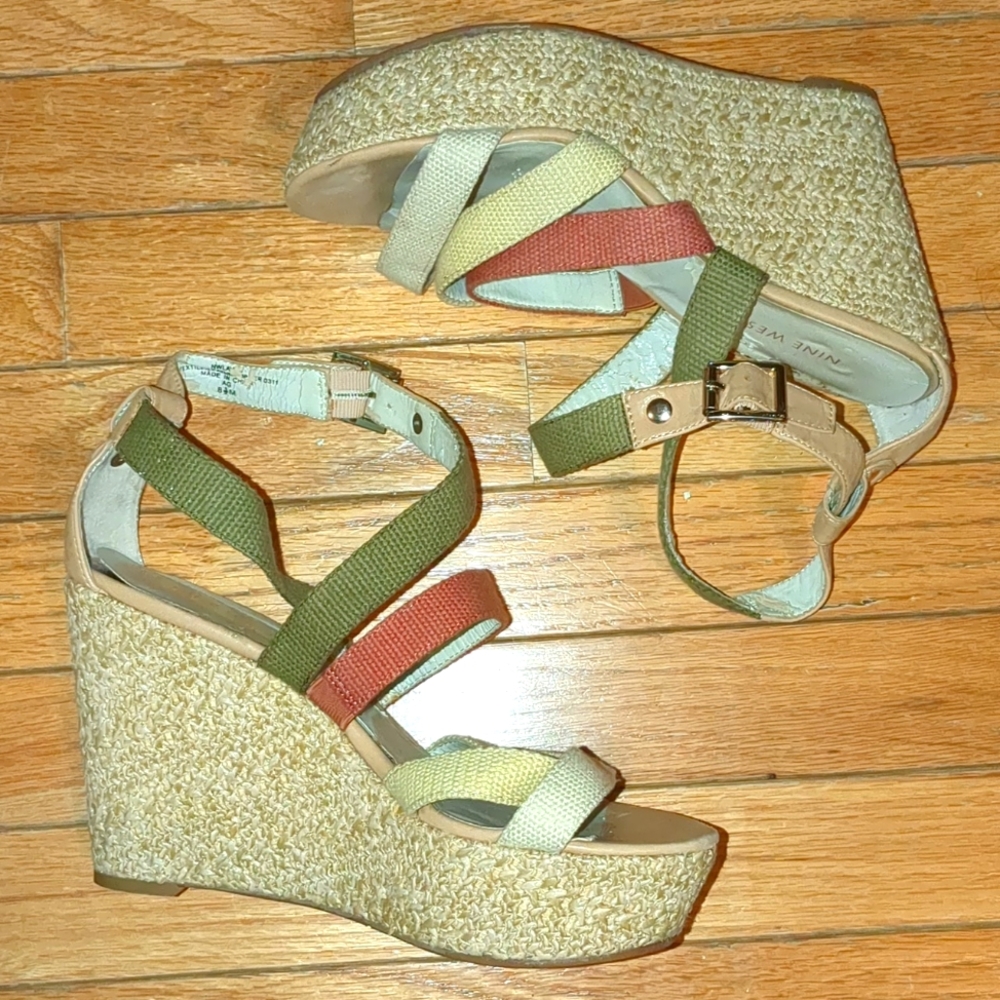 Nine west espadrille wedges